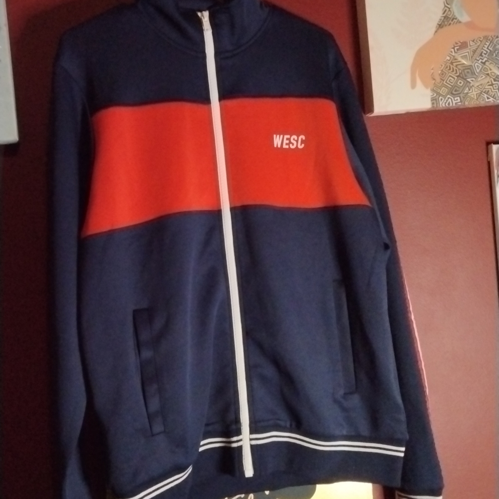 Wesc men track jacket.